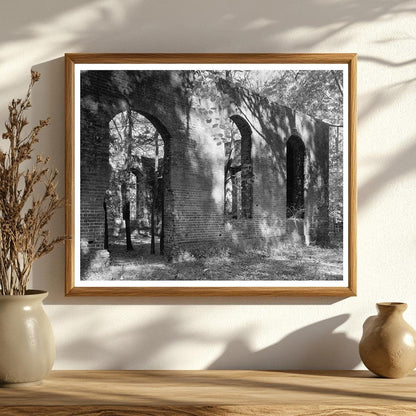 Brunswick County Church Ruins, Wilmington NC, 1941