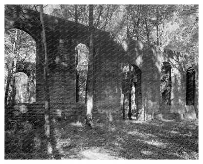 Ruined Church near Wilmington, NC - Carnegie Survey 1941