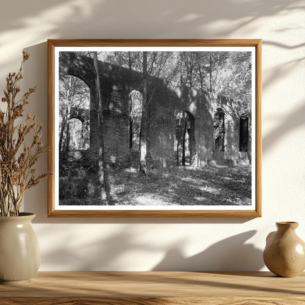 Ruined Church near Wilmington, NC - Carnegie Survey 1941