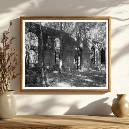 Ruined Church near Wilmington, NC - Carnegie Survey 1941