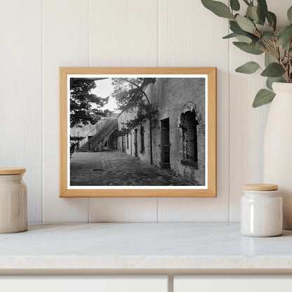 Beaufort NC Architecture 1834 Vintage Photograph