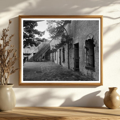 Beaufort NC Architecture 1834 Vintage Photograph