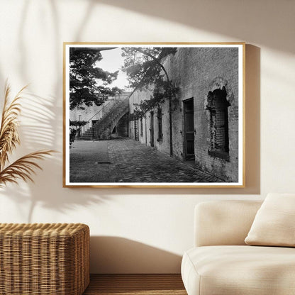 Beaufort NC Architecture 1834 Vintage Photograph