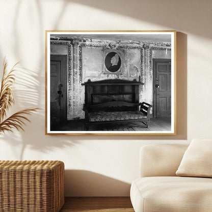 1800s Interior Scene, Yanceyville, NC - Architectural Histor