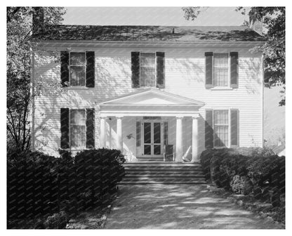 Historic House in Yanceyville, NC - 1941 Photo