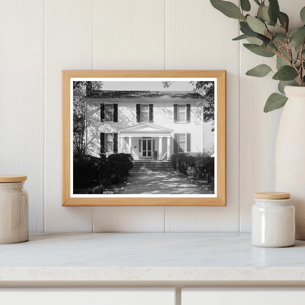 Historic House in Yanceyville, NC - 1941 Photo