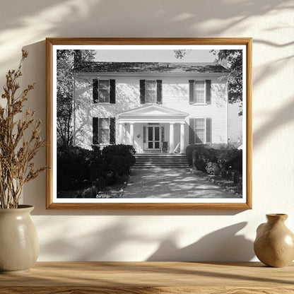 Historic House in Yanceyville, NC - 1941 Photo