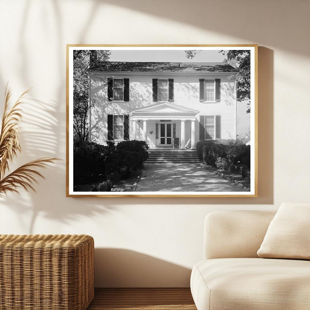 Historic House in Yanceyville, NC - 1941 Photo
