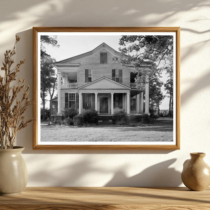 Historic 1830 Building in Edenton, NC - Vintage Photo