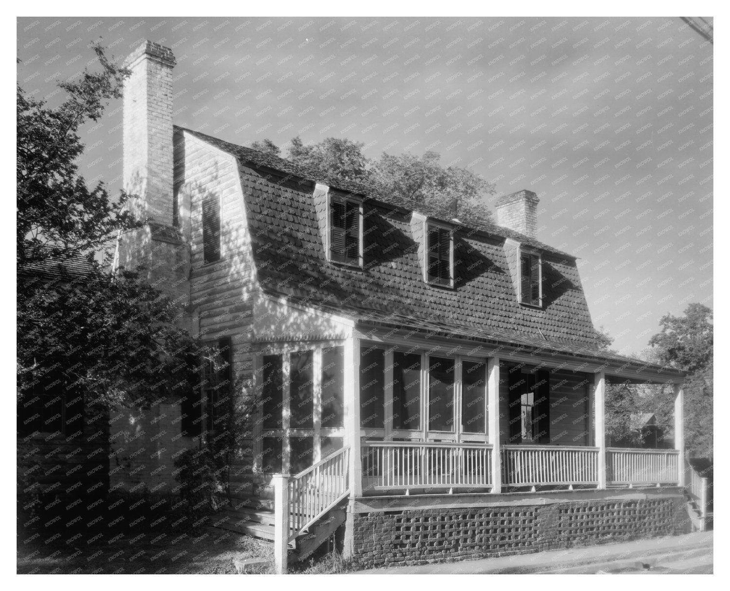 Edenton NC Architecture 1767 - Carnegie Survey Image