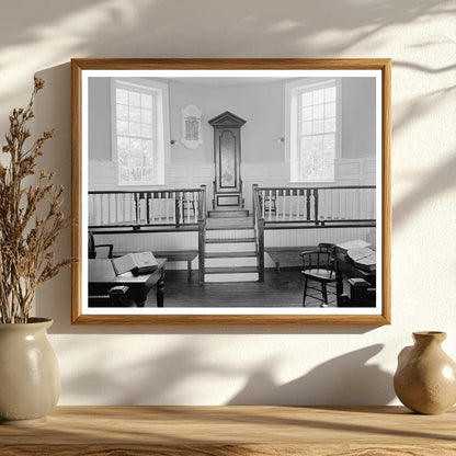 Edenton NC Courthouse Interior Photo, 1941