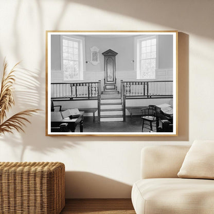 Edenton NC Courthouse Interior Photo, 1941