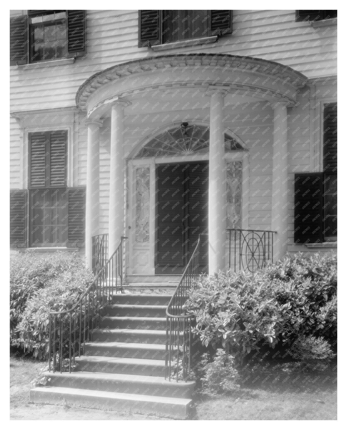 Samuel Johnston House, Edenton NC, 1801 Vintage Photo