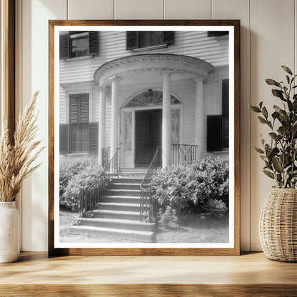 Samuel Johnston House, Edenton NC, 1801 Vintage Photo