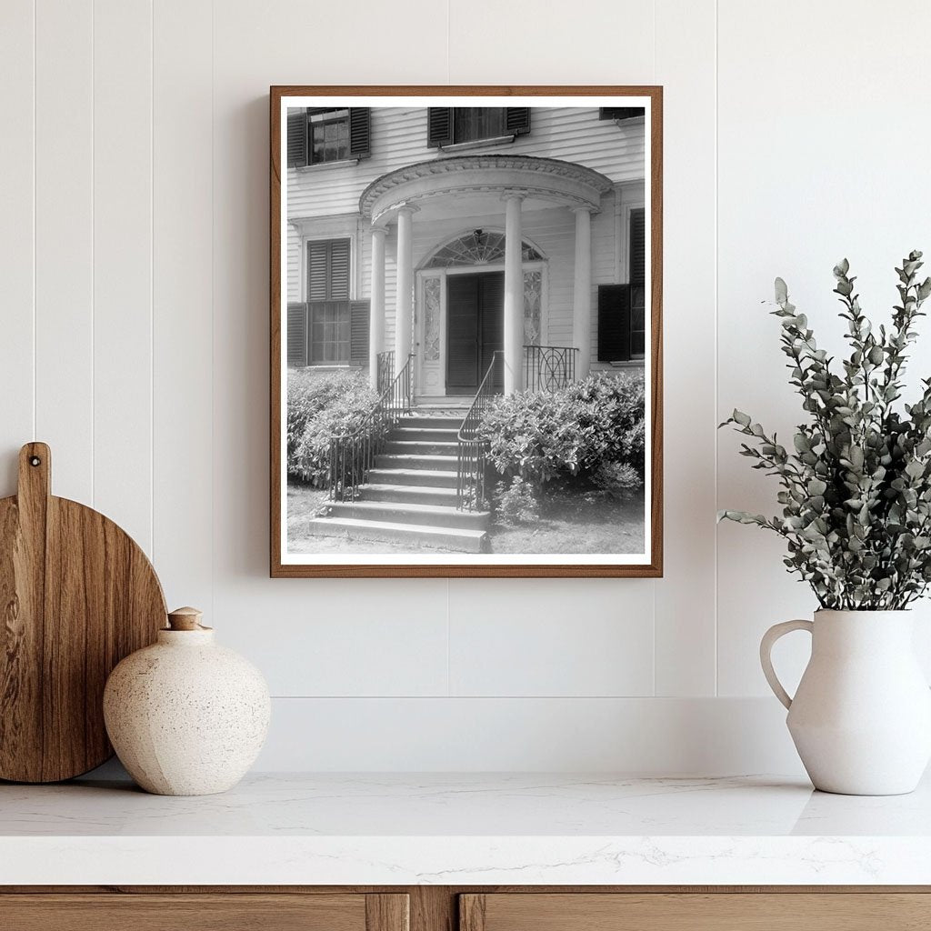 Samuel Johnston House, Edenton NC, 1801 Vintage Photo