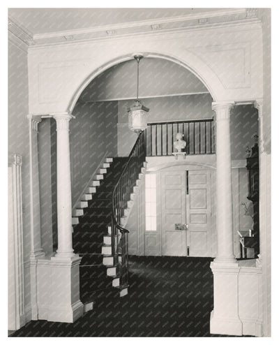 Samuel Johnston Home, Edenton NC, 1801 Vintage Photo