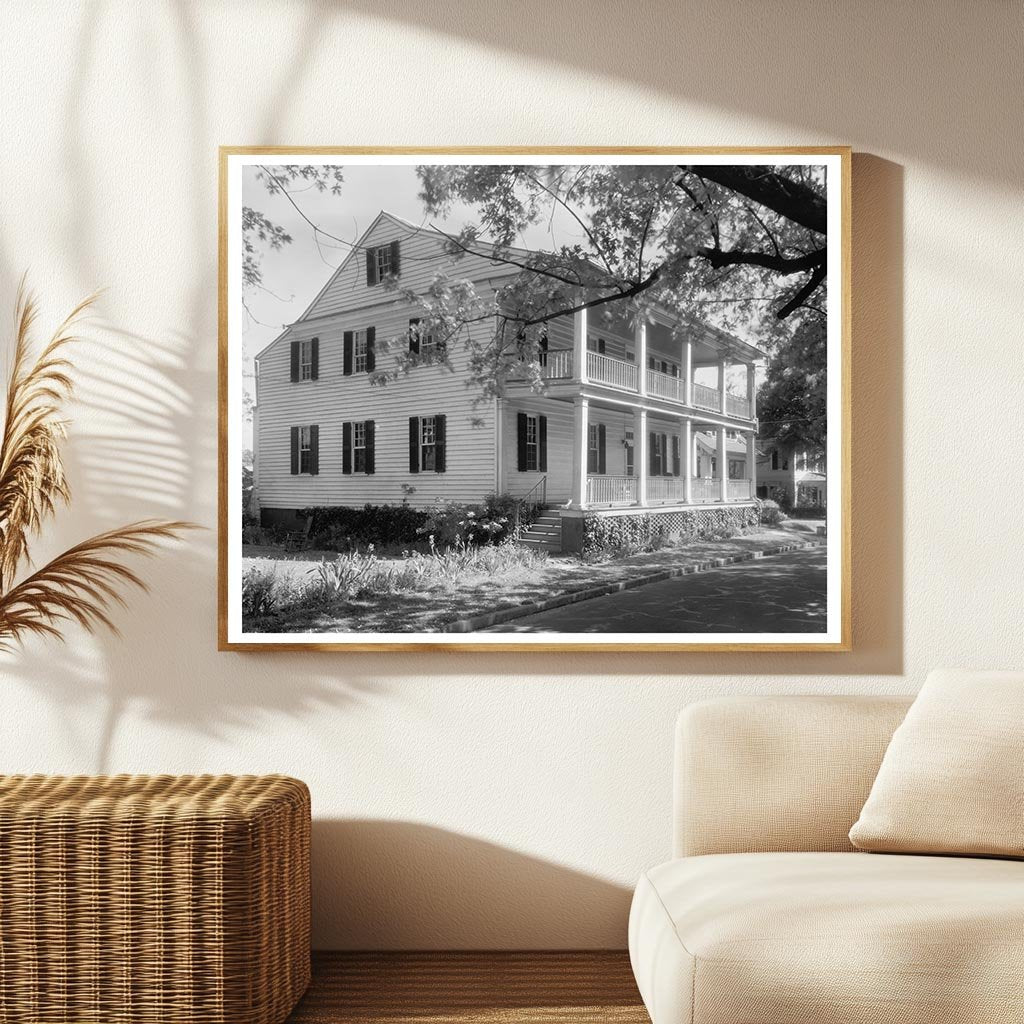 Edenton NC House Photo from 1950s Architectural Survey