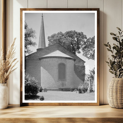 Historic Edenton Church, NC 1736 - Vintage Photo Insight