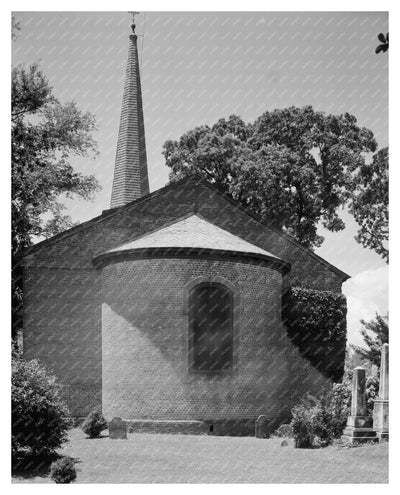 1736 Episcopal Church Architecture in Edenton, NC