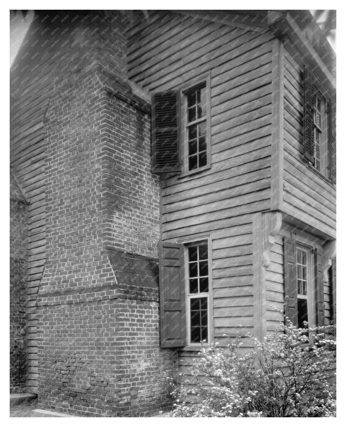 Cupola House in Edenton, NC - Vintage Photo 18th Century