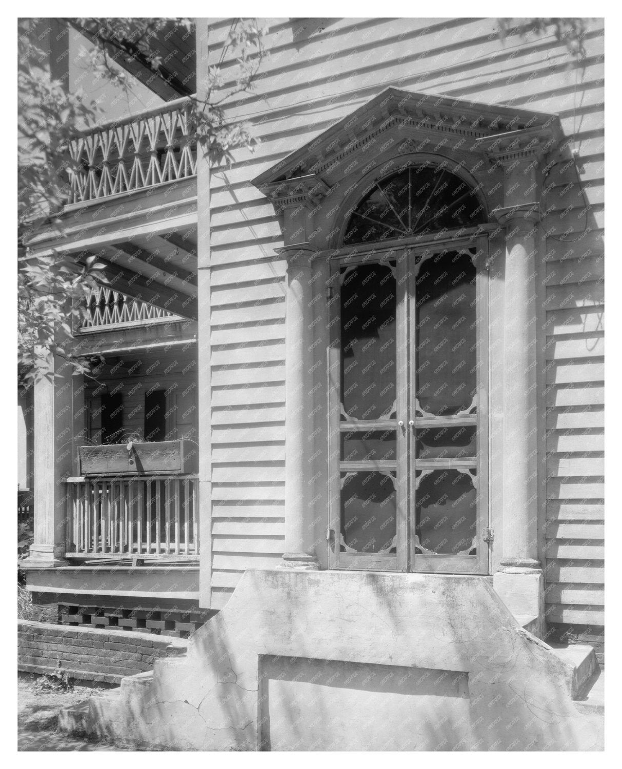 19th Century House in New Bern, NC - Carnegie Survey 1941