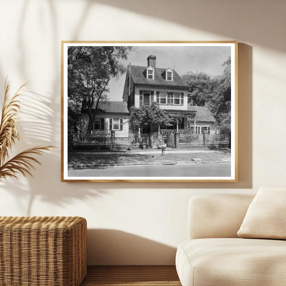 Blackwell House, New Bern NC, Vintage Photo 1941