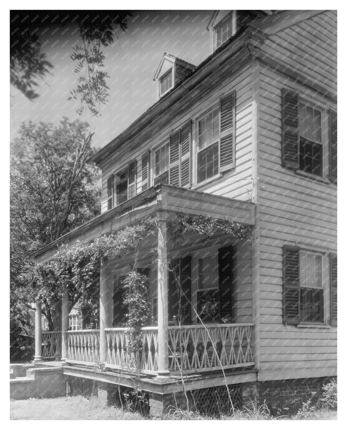 Blackwell House in New Bern, NC - 1774 Vintage Photograph