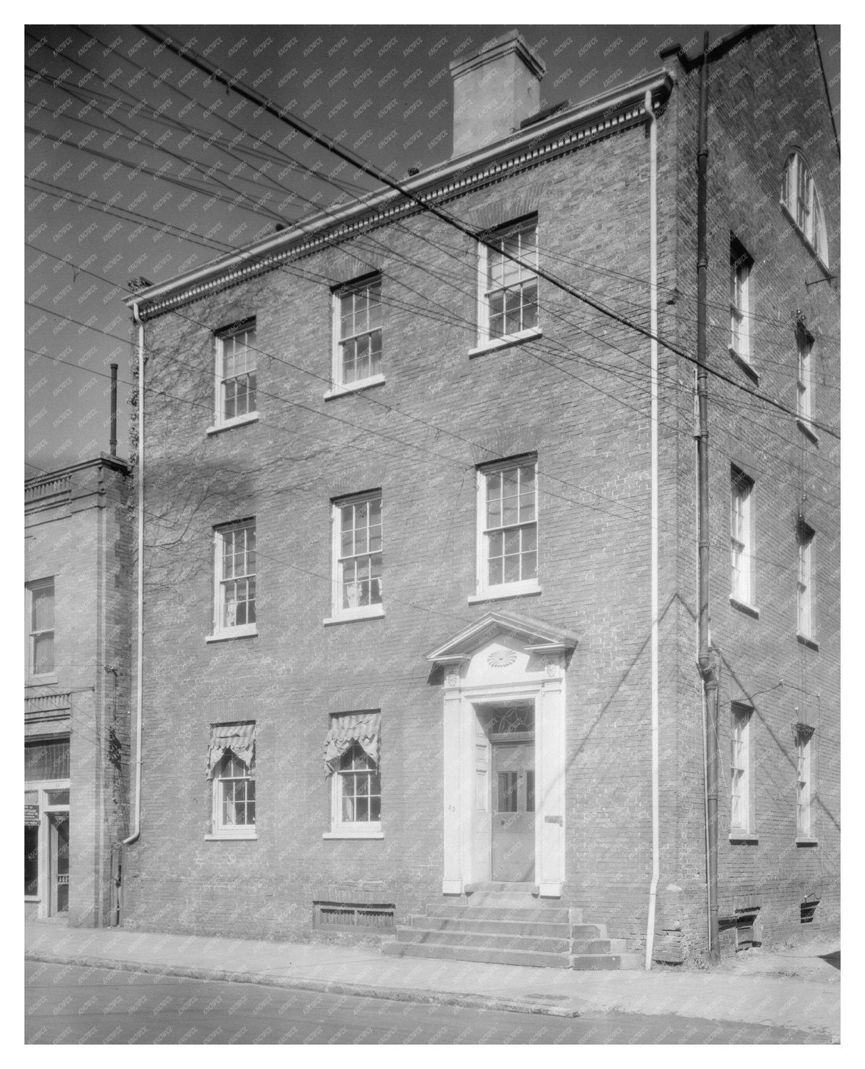 Taylor-Ward House, New Bern NC, Early 20th Century Photo