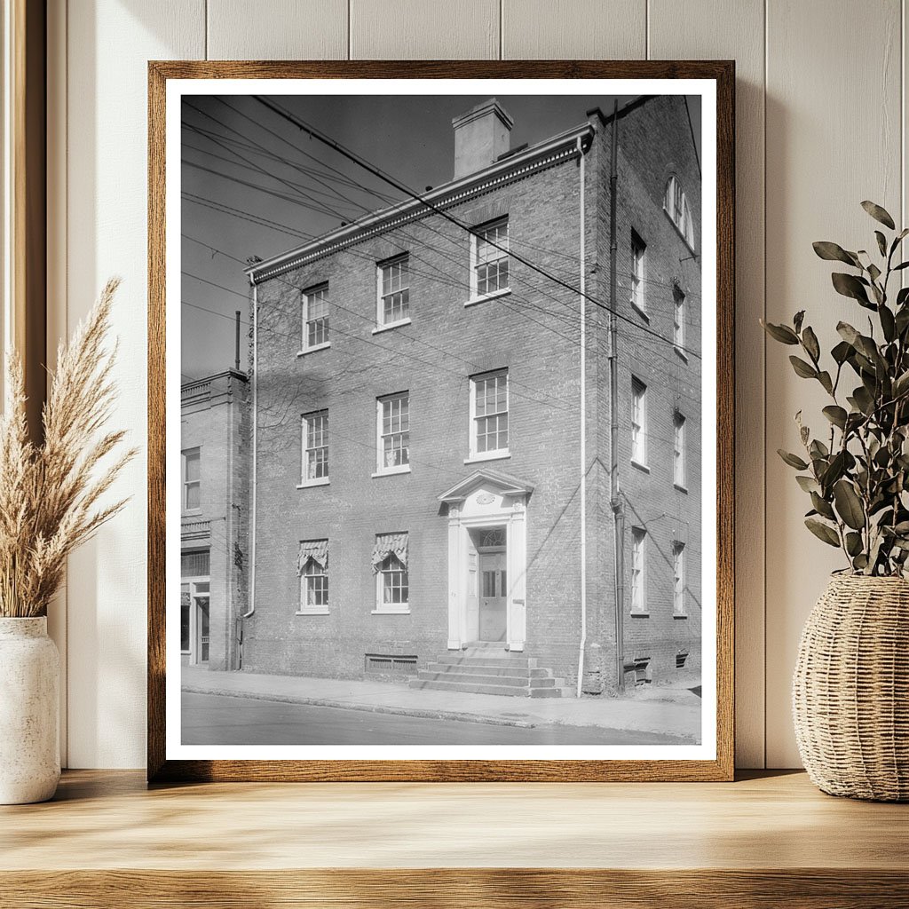 Taylor-Ward House, New Bern NC, Early 20th Century Photo