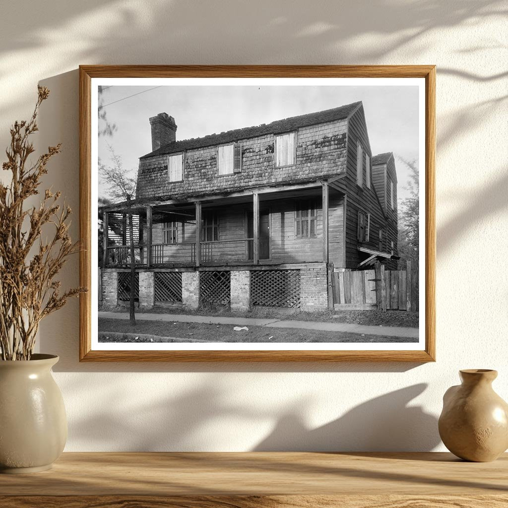 Historic Architecture of New Bern, NC - 1953 Photo