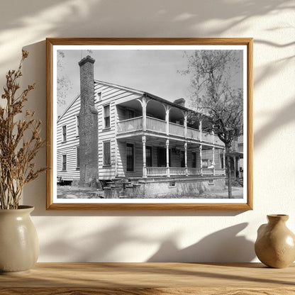 Vintage Photo of New Bern House, NC 1953