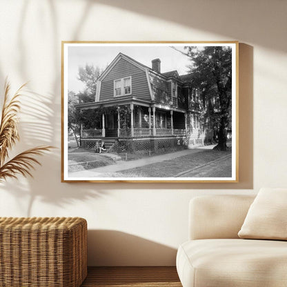 New Bern NC Architecture: Vintage Photo from 1953