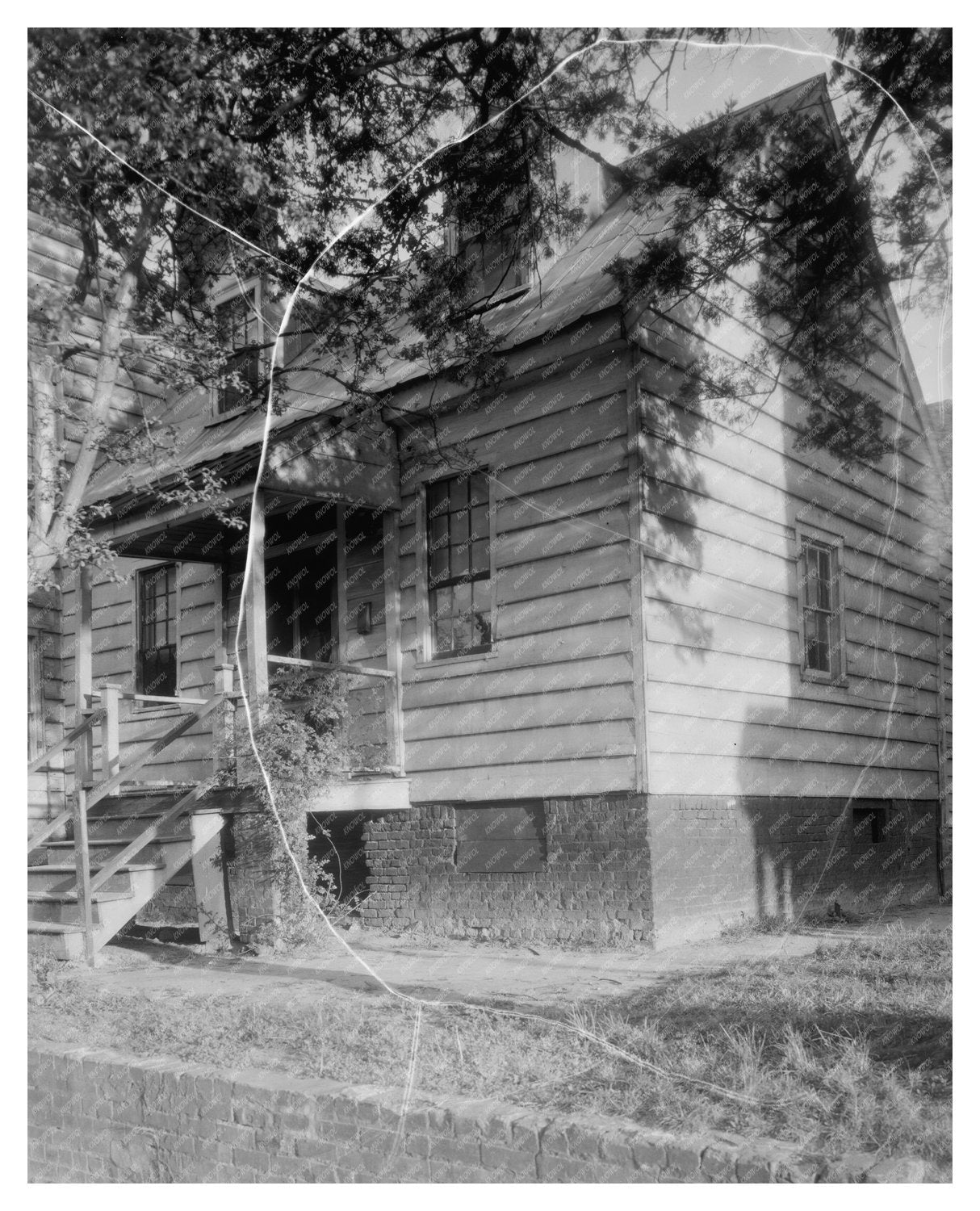 Vintage Photo of 1900s House in New Bern, NC