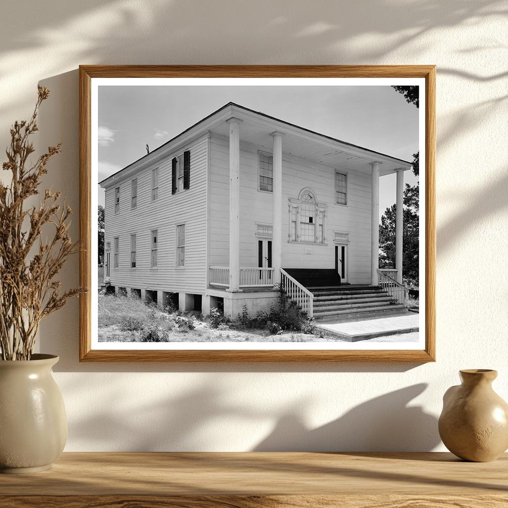 Historic Church in Fayetteville, NC - 1953 Photo Archive