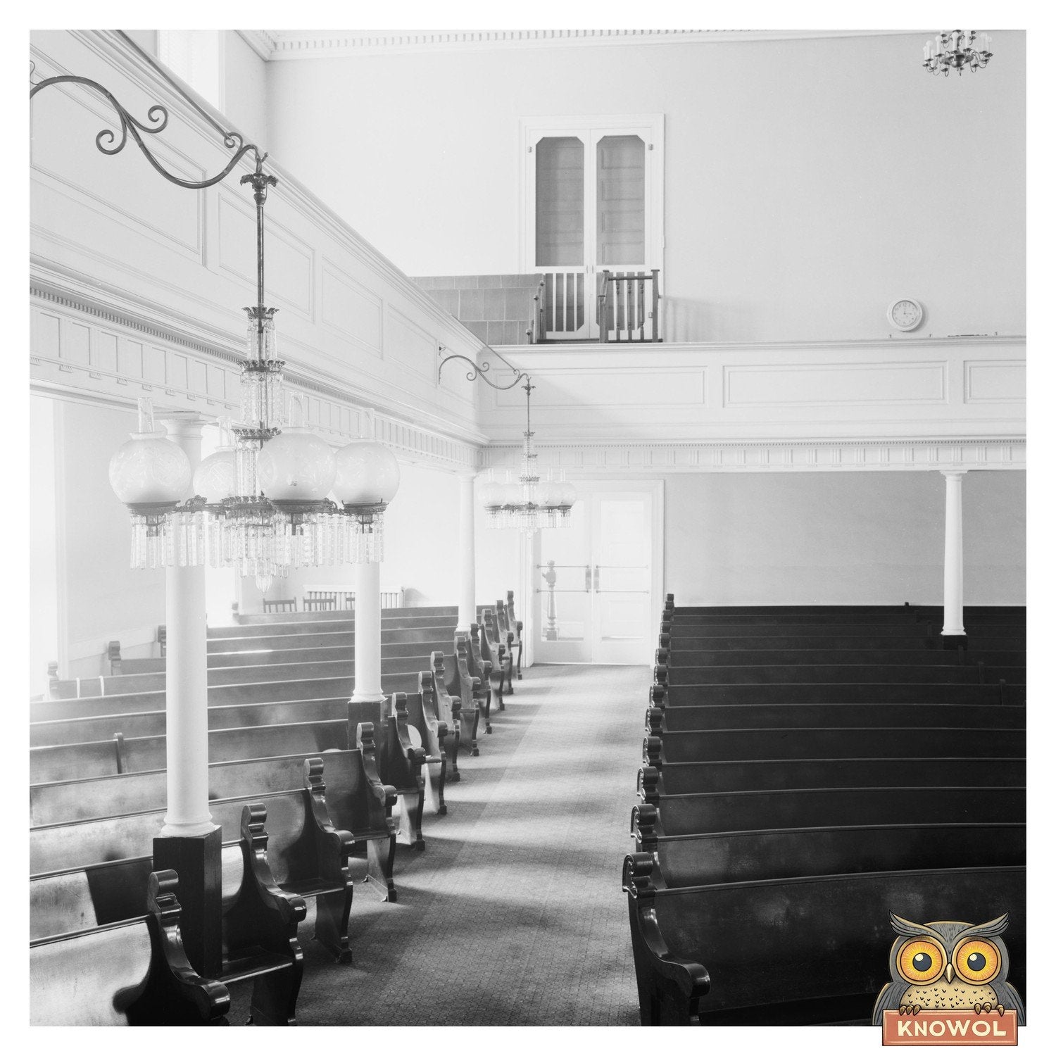 Fayetteville NC Presbyterian Church Interior 1939 Photo