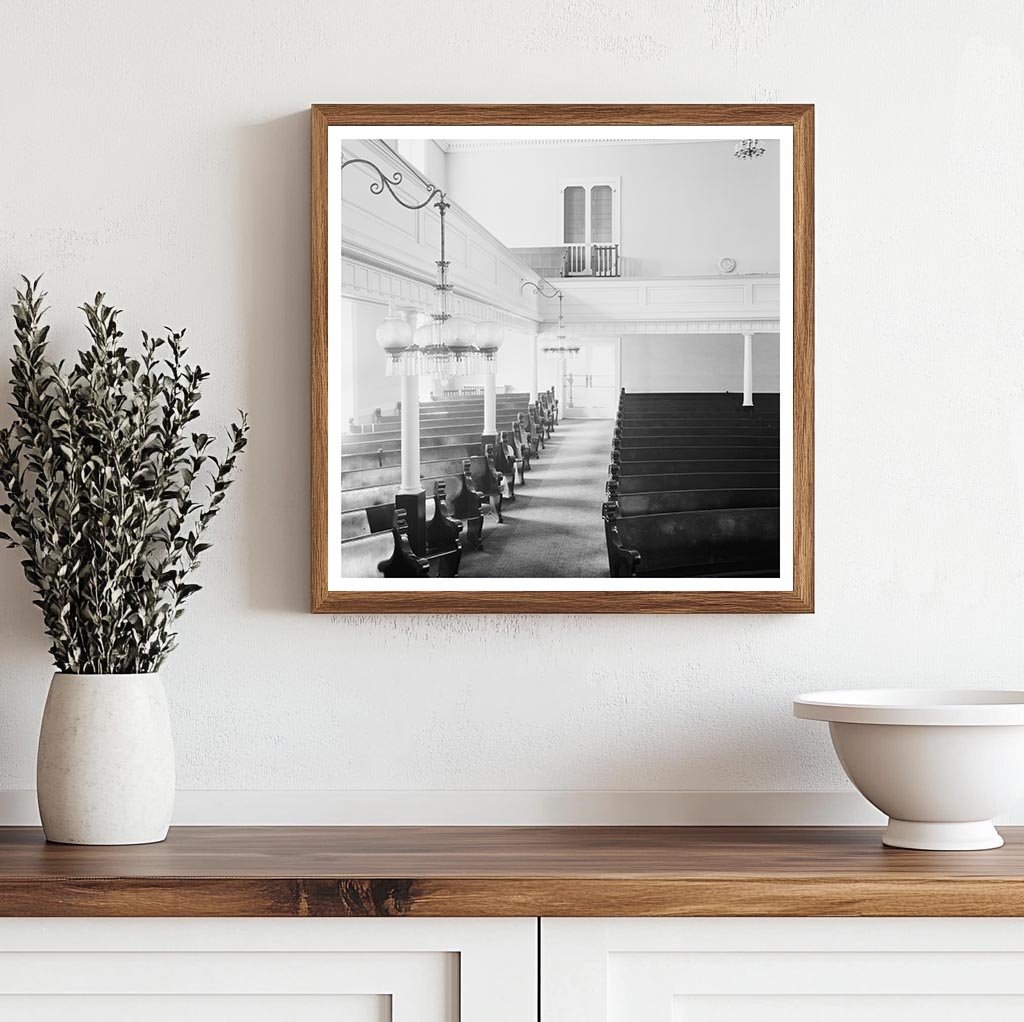 Fayetteville NC Presbyterian Church Interior 1939 Photo