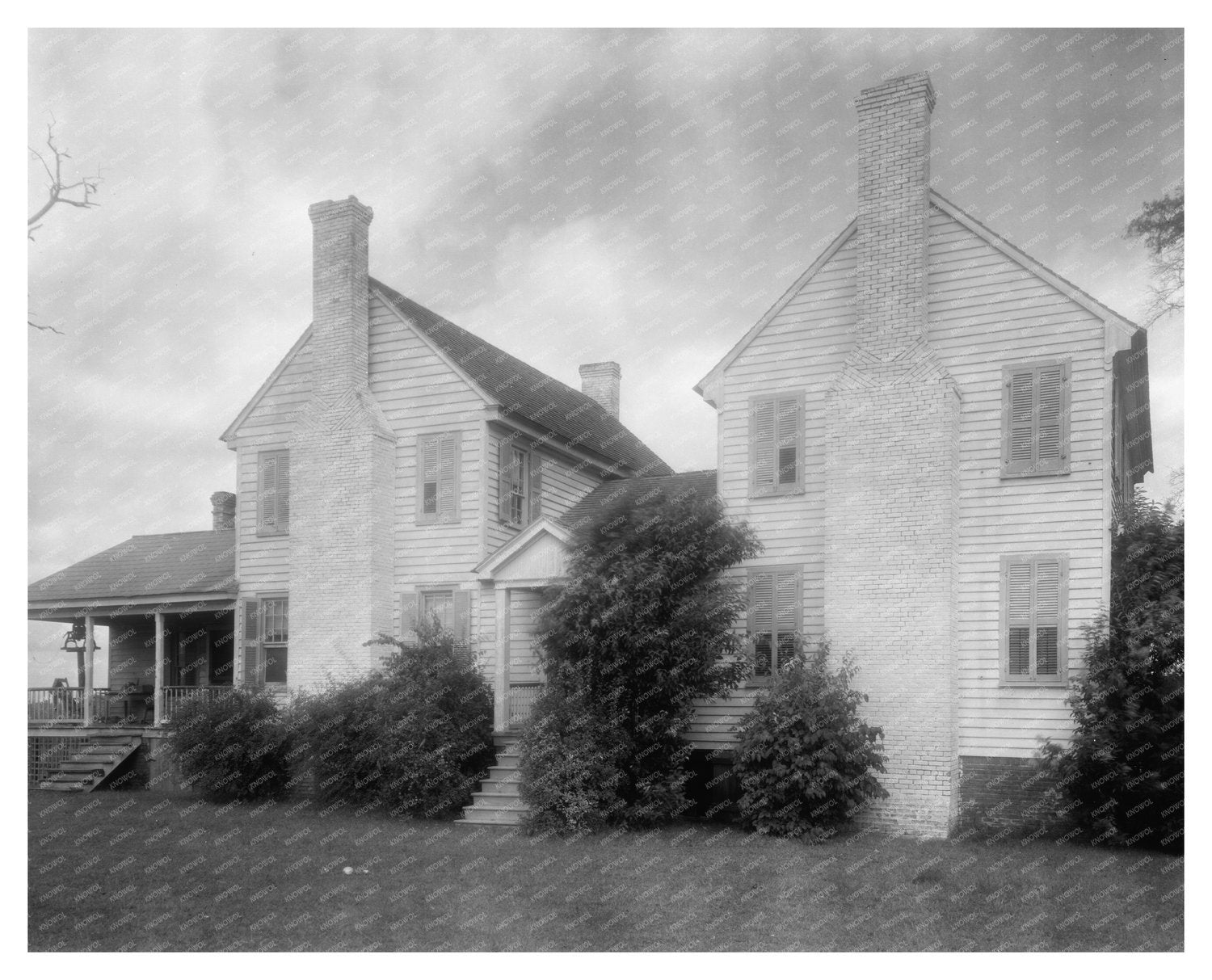 Shawboro NC Duplex Architecture, 20th Century History