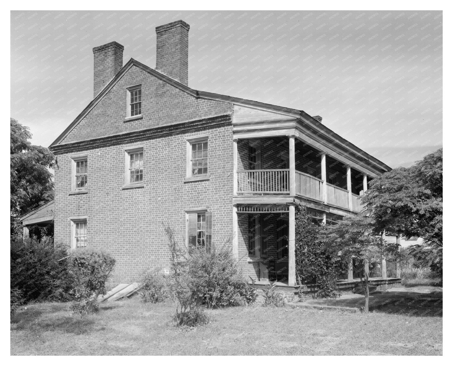 Tyro Tavern, Davidson County, NC, Vintage Photo, 19th Centur
