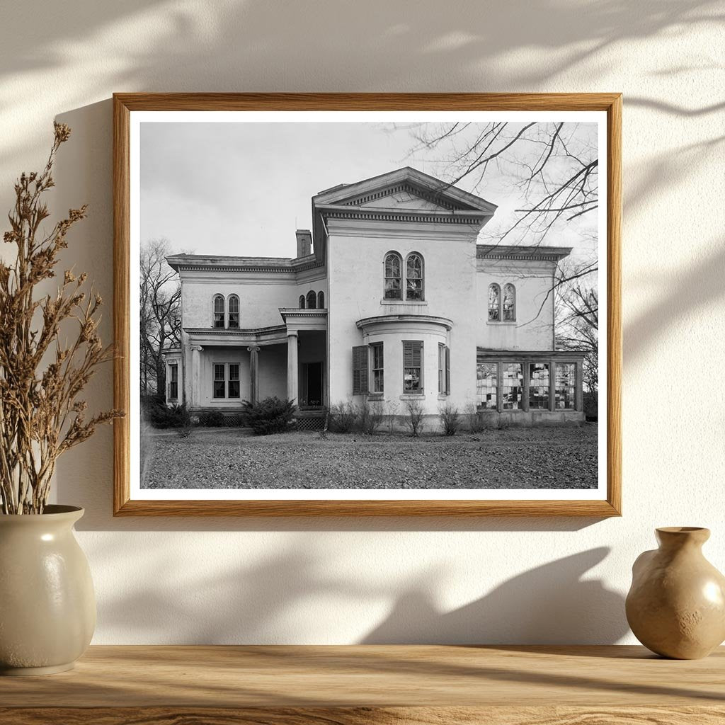 Hairston House, Davie County NC, 1853 Historic Photo