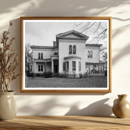 Hairston House, Davie County NC, 1853 Historic Photo