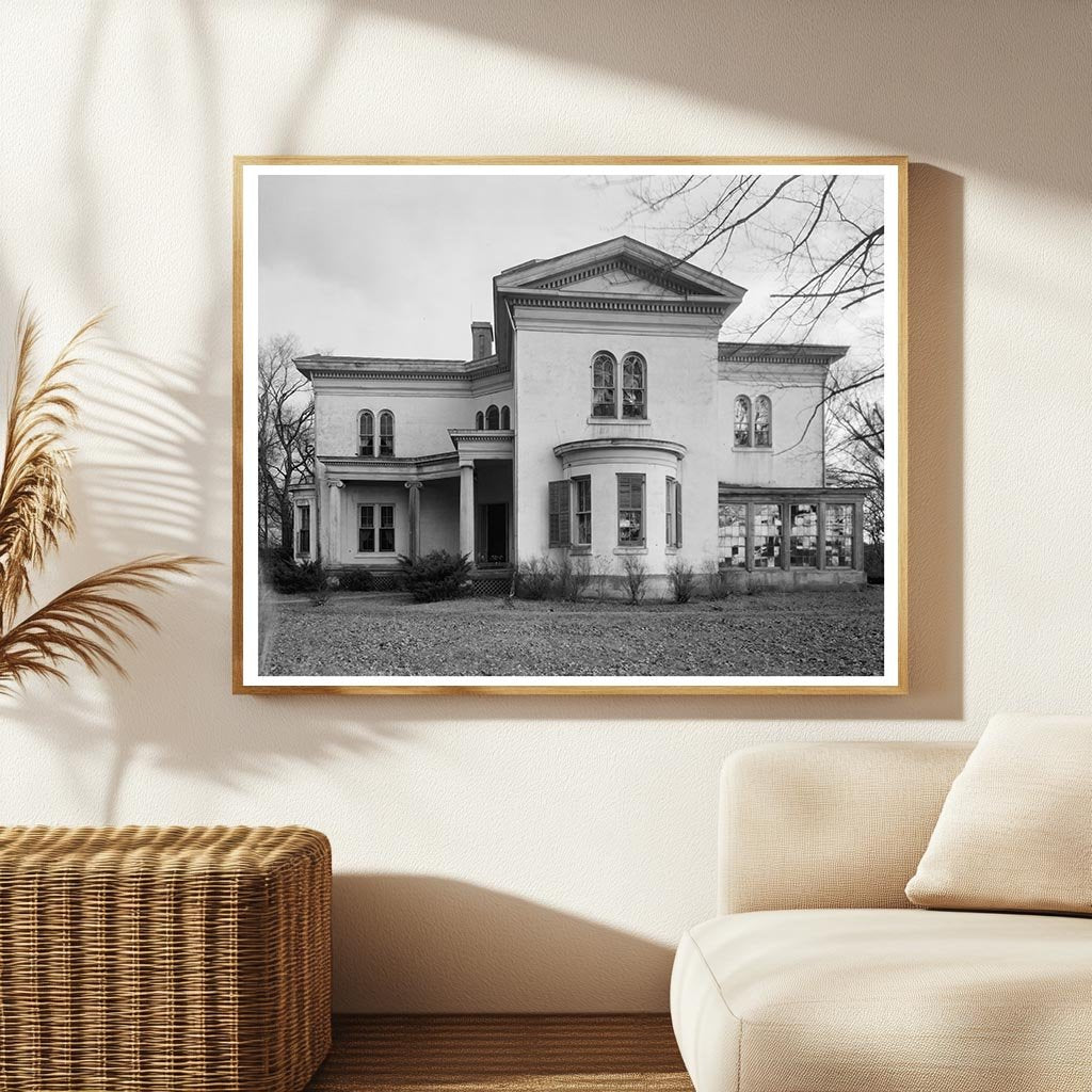 Hairston House, Davie County NC, 1853 Historic Photo