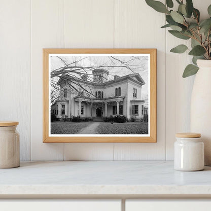 Hairston House, Davie County NC, 1853 Vintage Photo