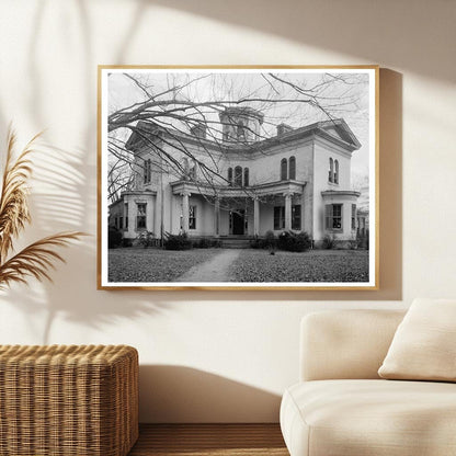 Hairston House, Davie County NC, 1853 Vintage Photo