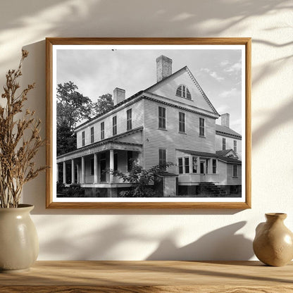 Cameron Home, Durham County, NC, 1802 Vintage Photo