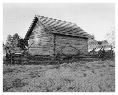 Historic Durham County House, NC 1851 - Vintage Photo