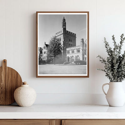 Durham NC Vintage Architecture Photo 1953