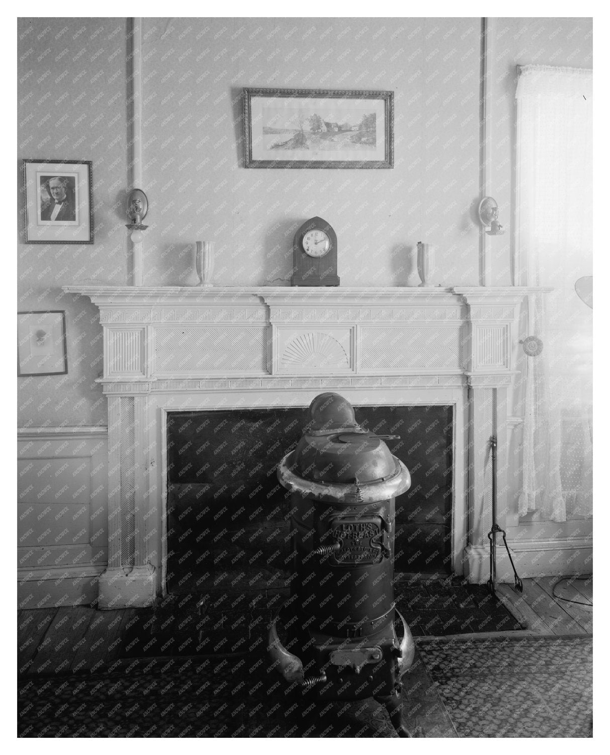 Early 20th Century Interior, Tarboro NC, 1953