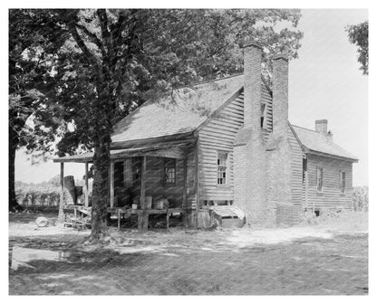 Mule-Driven Cotton Press in Tarboro, NC - 1953 History