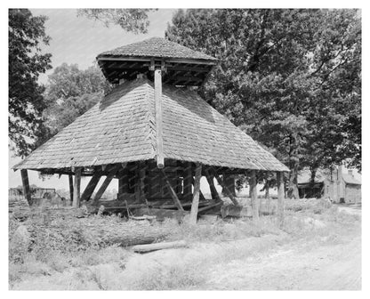 Cotton Press in Tarboro, NC - Vintage Photo, 1930s