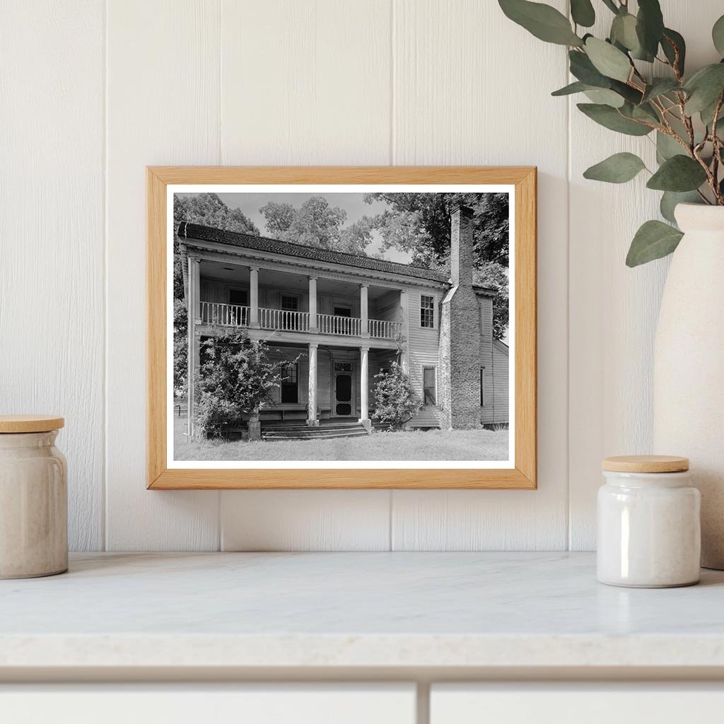 Sugg House, Edgecombe County, NC - Vintage Photo 1941
